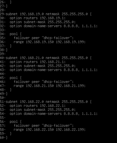 Flux de service du DHCP relaye