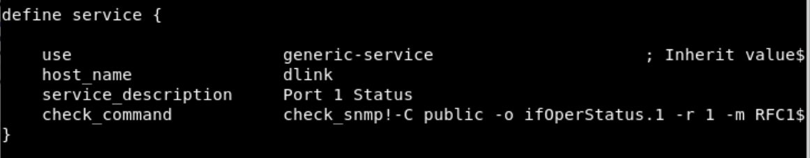 Configuration d un service de surveillance de port