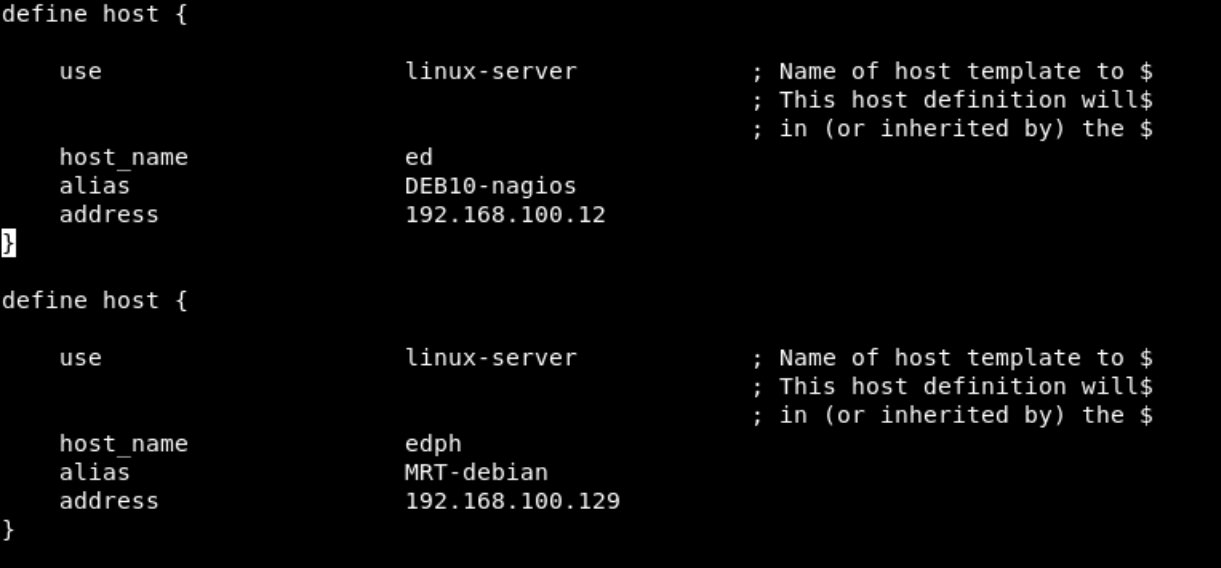 Configuration d autres hotes Linux dans Nagios